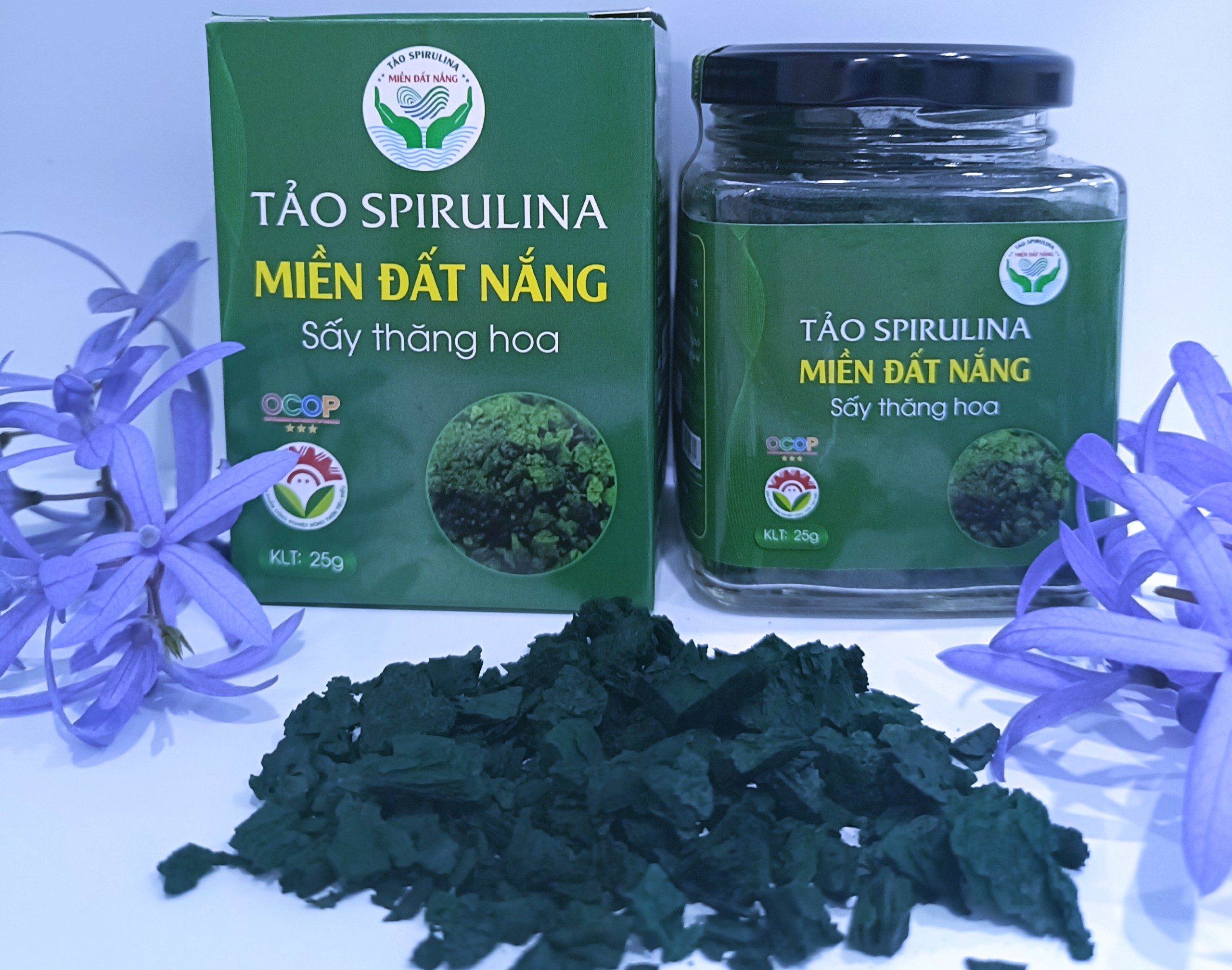 TẢO XOẮN SPIRULINA MIỀN ĐẤT NẮNG SẤY THĂNG HOA